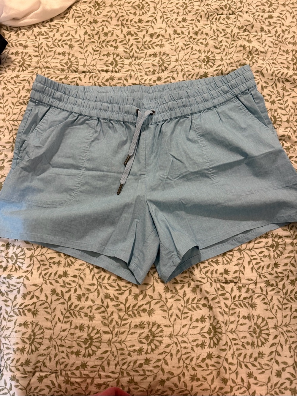 Southern Tide Light Blue Women's Drawstring Athletic Shorts